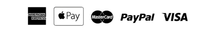 Makseviisid: American Express, Apple Pay, Mastercard, PayPal, Visa